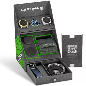 CERTINA DS Action Diver Automatic Men's Watch 43mm Blue Dial Stainless Steel Milanese Mesh Bracelet C041407190410