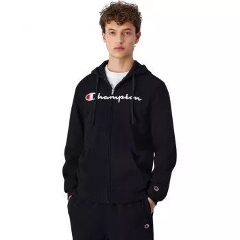 Champion Men's Full Zip Hoodie Black 220255 KK001 S