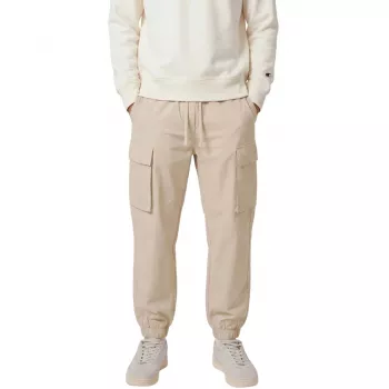 Champion Men's Woven Cargo Pants Beige 221867 MS041 Size M