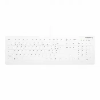 Cherry Contour Active Key QuickClean AK-C8112 Medical USB Keyboard - White