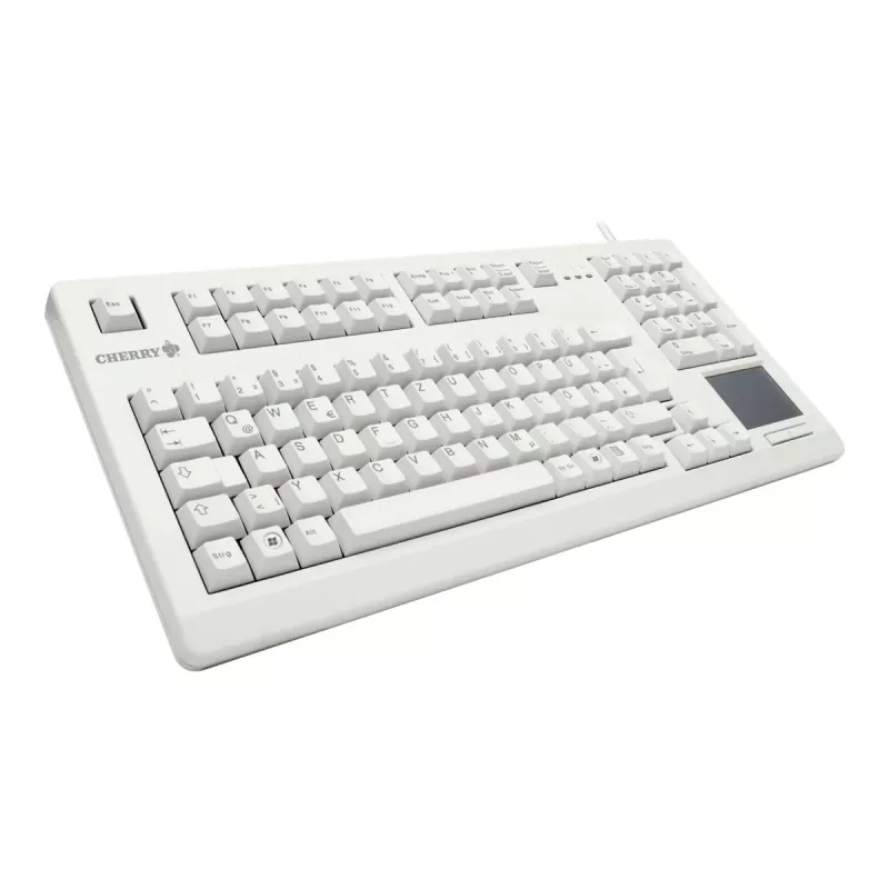 CHERRY G80-11900LUMES-0 TouchBoard Compact Keyboard with Integrated Touchpad, USB, Black