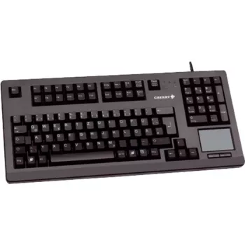 CHERRY MX11900 TouchBoard Compact Mechanical Keyboard with Trackball, USB, US QWERTY, Black