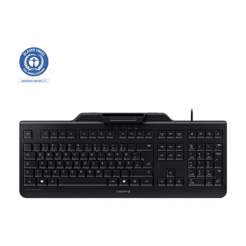 CHERRY SECURE BOARD 1.0 FRANCE Keyboard, French AZERTY Layout, Wired USB, Black