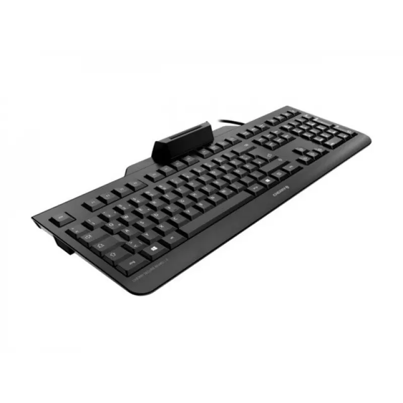 Cherry SECURE BOARD 1.0 Wired Keyboard with NFC Reader, UK Layout, Black