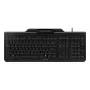 CHERRY SMART BOARD 1150 Wired Keyboard with Integrated Smart Card Reader, USB, QWERTY, Black JK-A1150EU-2