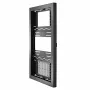 Chief LW Series Impact On-Wall Kiosk - Portrait - Enclosure - for LCD Display - Lockable - Black - Screen Size: 55 inch (139.7 cm)
