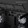 Chieftec Vista Max GX-30B-OP Mid Tower ATX Case with 4x ARGB Fans and Tempered Glass, Black