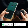 Chipolo LOOP Mercedes – Rechargeable Bluetooth Tracker with Silicone Loop for iOS & Android, Black