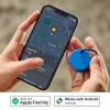 Chipolo POP – Bluetooth Tracker with Replaceable Battery for iOS & Android, 4-Pack - Black, White, Red, Blue
