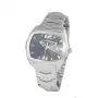 CHRONOTECH CT2188L-02M Men's Analog Quartz Watch 41mm Stainless Steel Black Dial Silver Bracelet