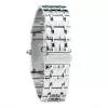 CHRONOTECH CT7017B-02M Unisex Quartz Analog Watch 30mm Stainless Steel Mesh Strap