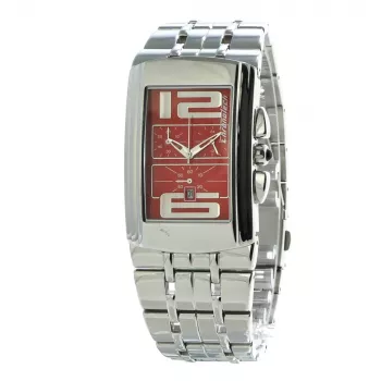 CHRONOTECH CT7018B-05M Unisex Analog Watch 28mm Stainless Steel Silver