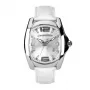 CHRONOTECH CT7107M06 Men's Analog Quartz Watch 40mm Black Dial Leather Strap