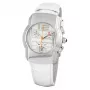 CHRONOTECH CT7280M-06 Men's Quartz Analog Watch 38mm Stainless Steel Black Dial Leather Strap