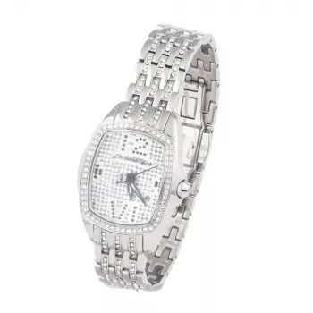 CHRONOTECH CT7930LS-39M Women's Quartz Analog Watch 26mm Silver Stainless Steel
