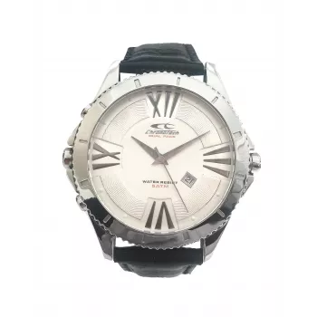 CHRONOTECH MAN CT7636M-01 48mm Stainless Steel Quartz Chronograph Watch