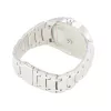 CHRONOTECH MAN CT7988M-65M Analog Quartz Watch 41mm Stainless Steel Black Dial Silver Milanese Bracelet