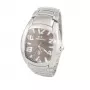 CHRONOTECH MAN CT7988M-65M Analog Quartz Watch 41mm Stainless Steel Black Dial Silver Milanese Bracelet