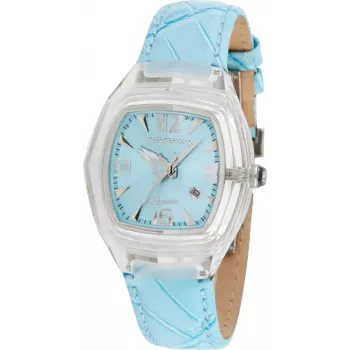 CHRONOTECH Women's Quartz Analog Watch CT7888L-01 35mm White Leather
