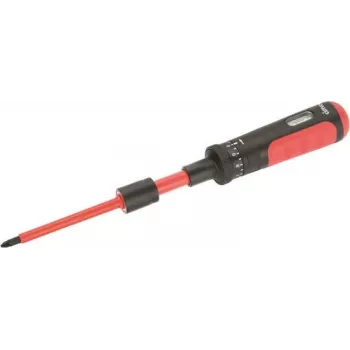 Cimco CTS-VDE 6/1 Torque Screwdriver Set 1-6 Nm, 8 Pieces, VDE Insulated 115169
