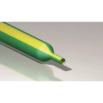 Cimco Heat Shrink Tubing 19.0/9.0 mm, 5 m, 2:1, Thin-Wall, Green/Yellow, Box 181646