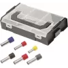 Cimco L-Boxx Mini Insulated Wire End Ferrule Assortment 438010, 475 pcs, 0.75-10 mm², DIN 46228-4