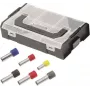 Cimco L-Boxx Mini Insulated Wire End Ferrule Assortment 438010, 475 pcs, 0.75-10 mm², DIN 46228-4