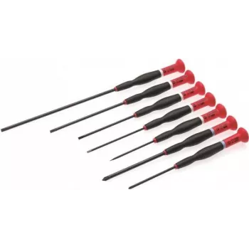 CIMCO Precision Screwdriver Set 111901, 7-Piece, Slotted/Phillips