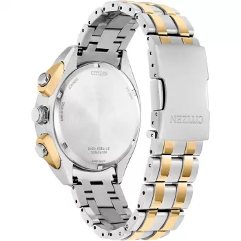 CITIZEN Eco-Drive Chronograph Men's Watch CA4544-53L 43mm Blue Dial Stainless Steel