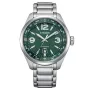 CITIZEN Eco-Drive Men's Watch AW1830-88X 42.6mm Stainless Steel Green Dial
