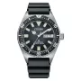 CITIZEN Men's Automatic Diver's Watch NY0120-01E 41mm Black Dial Black Rubber Strap
