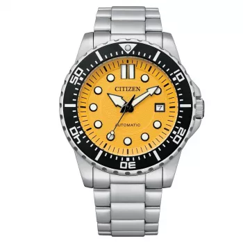 CITIZEN Men's Automatic Watch NJ0170-83X 43mm Stainless Steel Green Dial