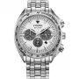 CITIZEN Men's Eco-Drive Chronograph Stainless Steel Watch CA4540-54A 43mm
