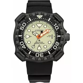 CITIZEN Men's Eco-Drive Dive Watch BN0227-25X 47mm Black Ion-Plated Stainless Steel and Polyurethane Strap