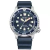 CITIZEN Men's Eco-Drive Diver Watch BN0151-17L 44mm Blue Dial Blue Polyurethane Strap