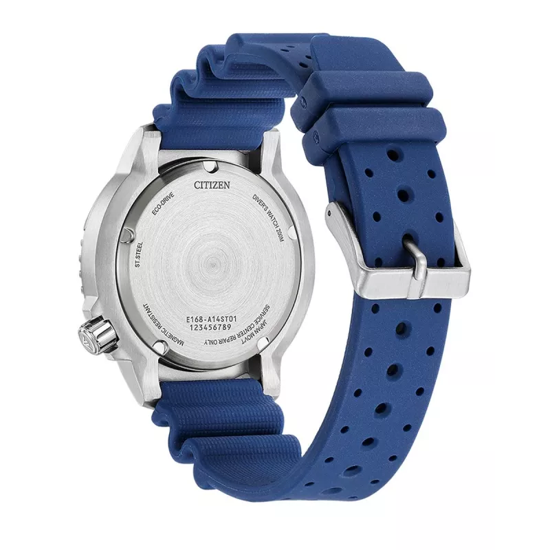 CITIZEN Promaster Diver Eco-Drive Men's Watch BN0168-06L 44mm Blue Dial Blue Polyurethane Strap