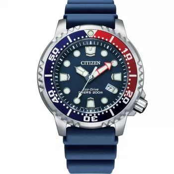 CITIZEN Promaster Diver Eco-Drive Men's Watch BN0168-06L 44mm Blue Dial Blue Polyurethane Strap