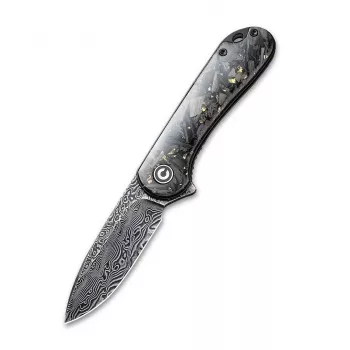 CIVIVI Elementum Damascus Resin Carbon Fiber Folding Knife