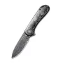 CIVIVI Elementum Damascus Resin Carbon Fiber Folding Knife