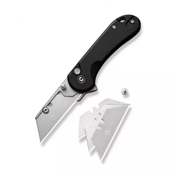 CIVIVI Elementum Utility Aluminum Black Knife D2