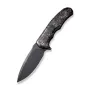 CIVIVI Praxis Folding Knife, Shredded Carbon Fiber & Copper Handle, 9Cr18MoV Blade