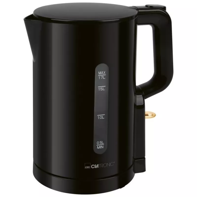Clatronic WK 3835 Cordless Electric Kettle 1.7L 2200W Black Plastic
