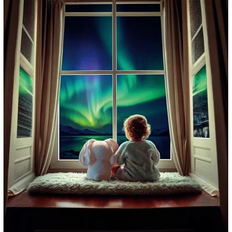 Clementoni Cuddly Toy - Bunny Projector with Starry Sky, Melodies and Nature Sounds