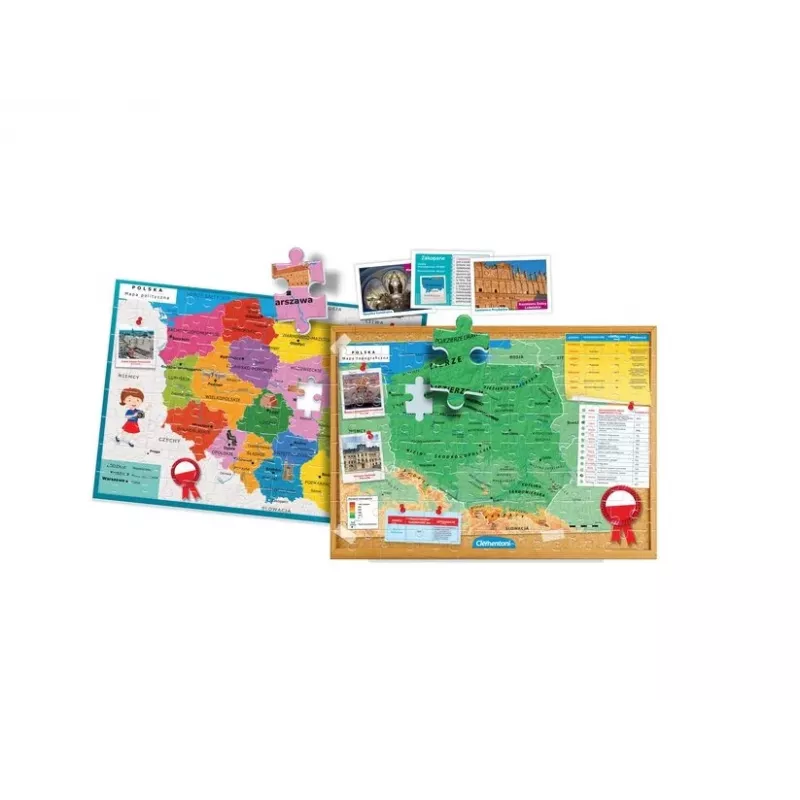 Clementoni Educational Game Discover Poland Learn Through Play Polish Language 50776