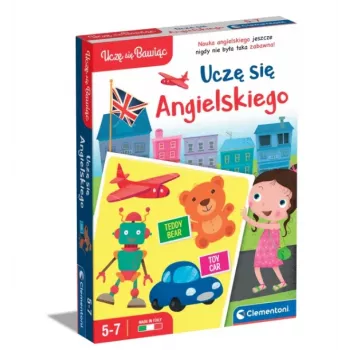 Clementoni Educational Game I'm Learning English Play and Learn Polish Language 28350
