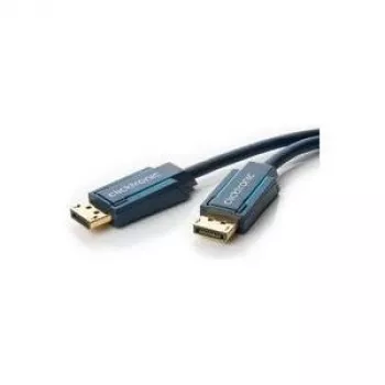 CLICKTRONIC Microconnect 10m DisplayPort Cable Male to Male Black 4K 60Hz