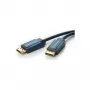 CLICKTRONIC Microconnect 10m DisplayPort Cable Male to Male Black 4K 60Hz