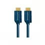 CLICKTRONIC Standard HDMI Cable with Ethernet (HDMI A to HDMI A) - 20 m, High Speed, 4K, 3D, Black