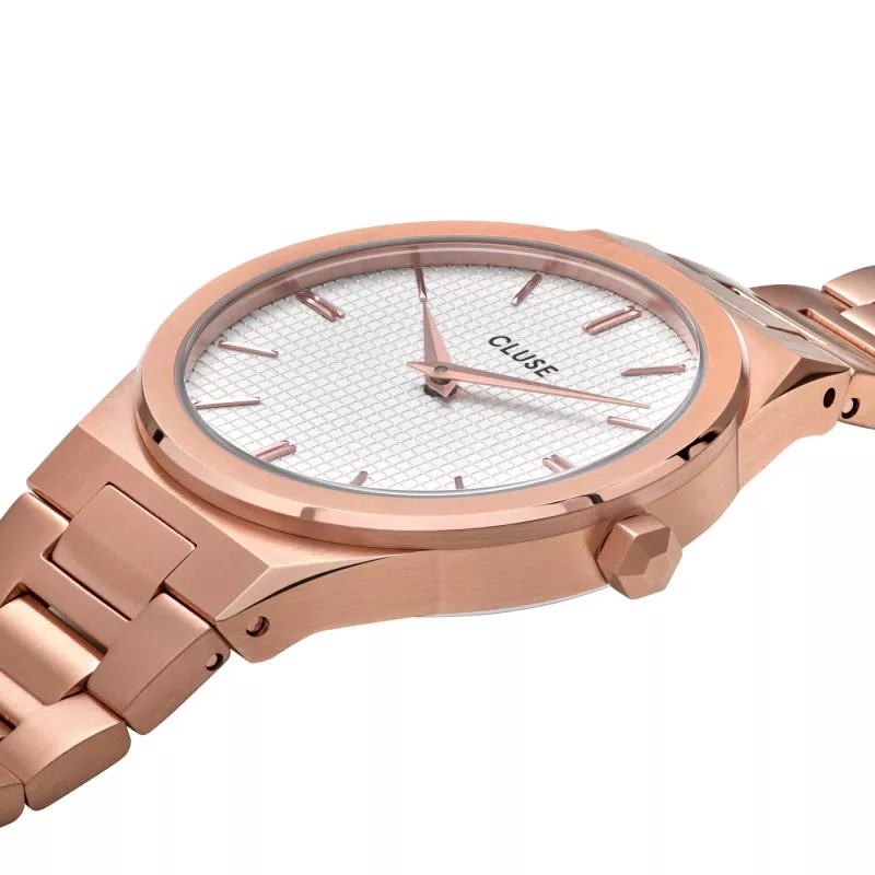 CLUSE Minuit Ladies Watch 33 mm Rose Gold Stainless Steel Mesh