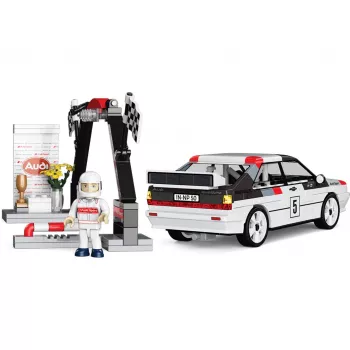 Cobi Audi Quattro Group 4 Building Blocks Set (1:35 Scale, 240 Pieces)